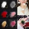 Opening Adjustable Pompom Fur Ball Ring Alloy Ring Cute Fur Ball Mink Hair Finger Ring Women