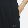 Nike Logo Print Mid-Rise Straight-Leg Cropped Casual Pants Women Bottoms Black FB7030-010