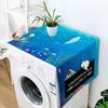 Waterproof Refrigerator Dust Cover Cartoon Protection Cover Creative Washing Machine Cover  Kitchen