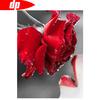Diamond Mosaicwomen Kiss Red Rose 5D DIY Diamond Painting Embroidery Rhinestones