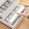 1 Roll Daisy Flower Drawer Shelf Liner for Cabinets Non-Adhesive Drawer Liner Non-Slip Refrigerator Liner Waterproof Fridge Pad