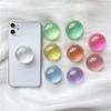 Candy Color Series Transparent Epoxy Crystal Ball Phone Stand