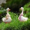 2 Pcs Duck Garden Stakes 2D Cartoon Duck Sign with Stakes Weatherproof