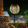 Solar Garden Decoration Outdoor Waterproof Metal  Light Ornament