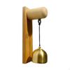Door Opening Shopkeepers Bell Entering Wooden Wind Chime for Front Porch Store
