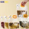 Portable Grain Storage Bag with Funnel Recyclable Insect Proof Moisture Proof Fresh Keeping Bag Portable Grain Storage Bags