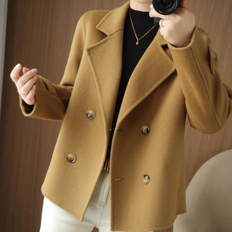 Autumn and Winter Loose Cardigan Coat Short Suit Collar Jacket Temperament Fashion Women's Clothing