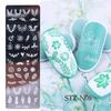 1PC Stainless Steel Printing Nail Stamping Plates Manicure Leaves Maple Template Mold Xmas Snowflakes Nail Art DIY Decorations