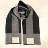 New Men's Cashmere Plaid Jacquard Snood Scarf for Autumn and Winter