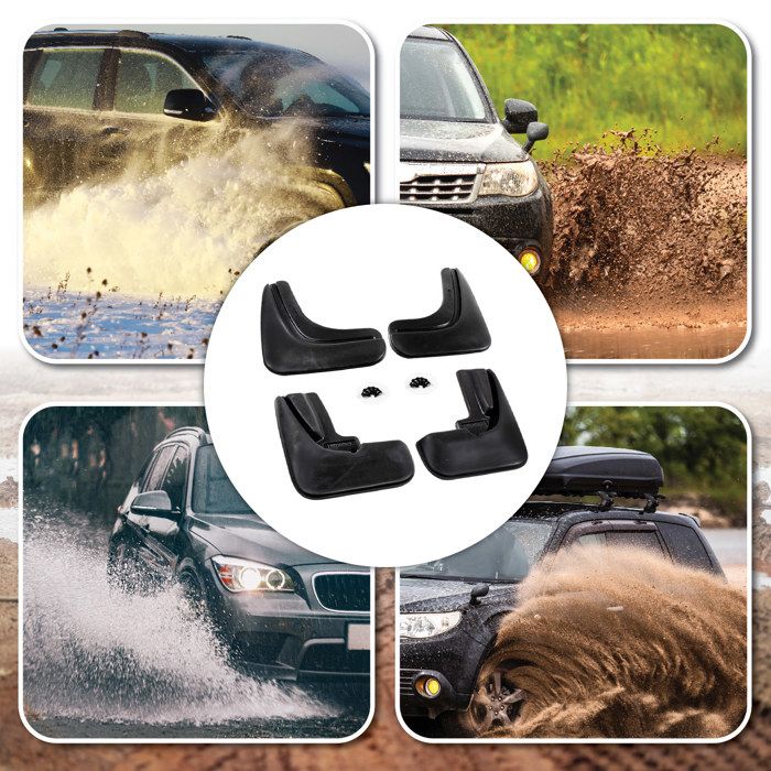 Bavettes Garde-boue - JJ-AUTOMOTIVE - Volvo V60 2011-2017 - 4 Pièces - Durable - Facile À Assembler