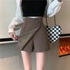 Women's Versatile Loose Fit Irregular Wide Leg Suit Shorts Skirt - Casual Slimming Base Layer for Spring/Summer