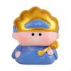 1.2 Inch Tall Mini Chinese Wealth Figurine Cute Decorative Sculpture for Car Dashboard