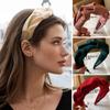 Fashion Women Wide Bezel Hair Hoop Solid Color Pleated Elastic Headband Hairband Hair Bands Headwear Hair Accessories