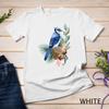 Blue Jay Bird Funny Cute Birds Animal Lover Graphic Unisex T-shirt