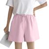 Women's Solid Color Linen Cotton Hemp Casual Sports Casual Shorts Pants