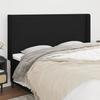VidaXL Headboard with Ears Black 203x16x118-128 Cm Fabric3119324