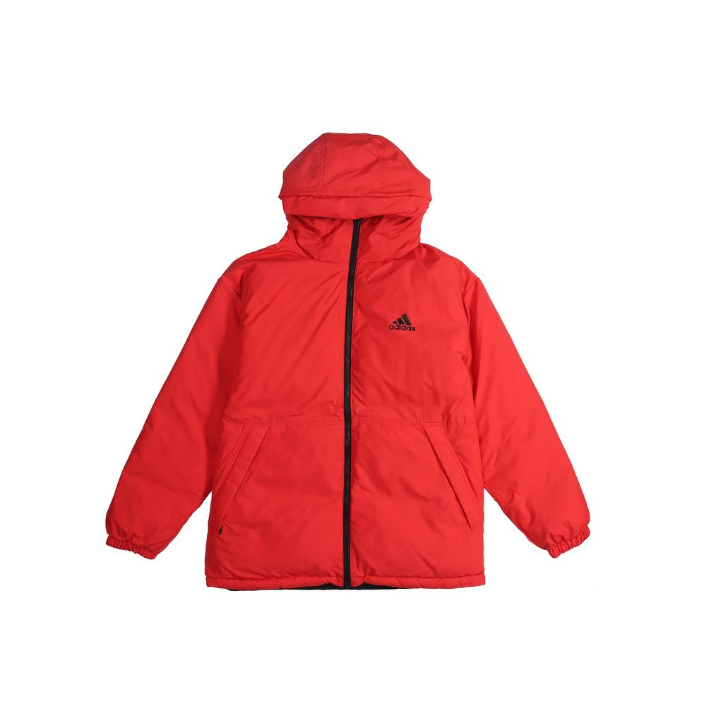 Adidas Reversible Hooded Down Jacket Men Outerwear Black EH4011