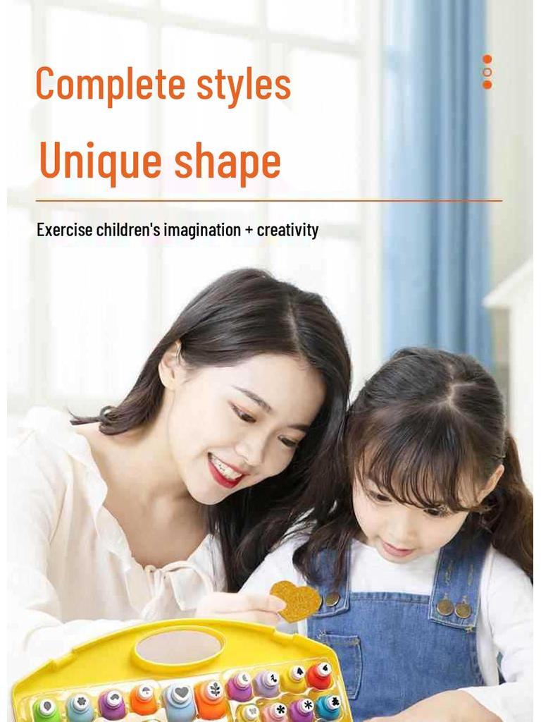 Kids' DIY Paper Puncher: Effort-Saving Embosser Set for Kindergarten Art Projects