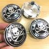 4 шт., 60 мм ZENO POWER, эмблема с черепом, центральная крышка колеса автомобиля, крышка ступицы, автоаксессуары