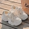 Fashion Sports Shoes for Women In Summer 2025 New Mesh Shoes for Women Breathable Mesh Shoes Thick Soled White Shoes
