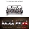 Roof Rack Luggage Carrier with Light Bar for 1/10 RC Crawler Axial SCX10 D90 110 Traxxas TRX-4
