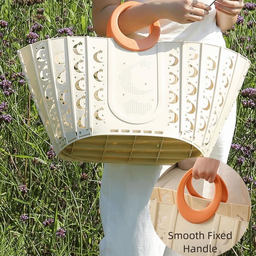 Space Saving Collapsible Laundry Baskets with Handles Dirty Clothes Storage Bins Household