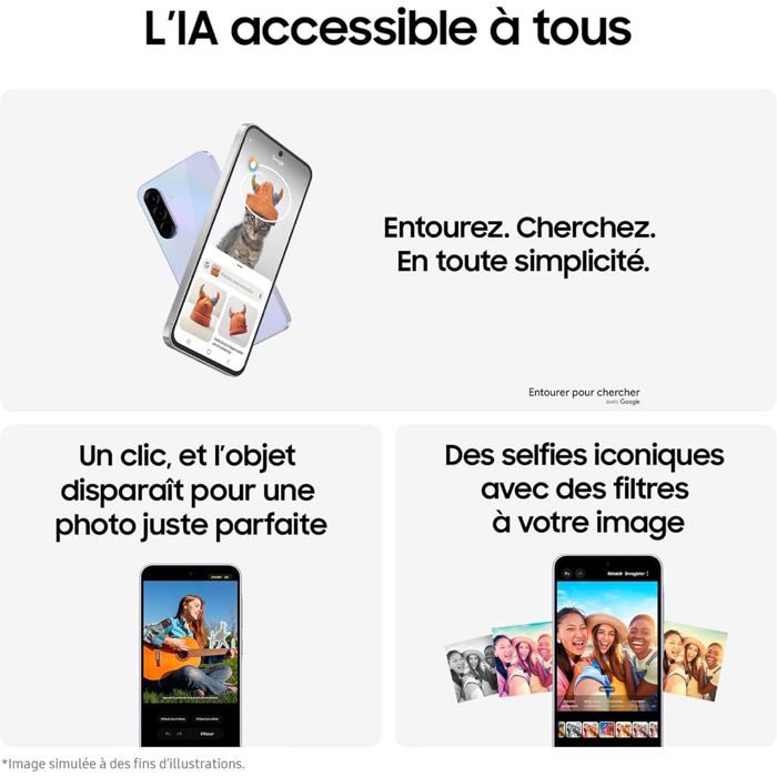 SAMSUNG Galaxy A36 5G Smartphone 6 GB + 128 GB Lavender