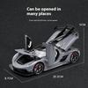 1/22 Metal Die Cast Koenigsegg JESKO Supercar Model Racing Gift Boy Simulation Sound and Light Retraction Collection Ornaments