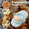 7Pcs Dumpling Maker Reusable Dumpling Press Mold with 3 Dough Cutter and 1 Spoon 304 Stainless Steel Dumpling Maker Machine Safe
