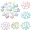 10Pcs DIY Jewelry Accessories Beads Creative Fluorescent Butterfly Loose Beads Acrylic Loose Beads Fashion for Necklace Earrings Making