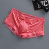 1PC Soft Solid Color Ice Silk Translucent Men's Underwear Male Shorts Breathable