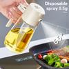 2 In 1 Oil Spray Bottle Kitchen Olive Oil Dispenser Leakproof High Capacity Oil Sprayer For Cooking Salad Barbecue BBQ Baking