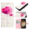 Chinese Watercolor Painting PU Leather Wallet Flip Photo Frame Book Case for Samsung Huawei Honor Xiaomi Redmi Oppo Vivo Sony Google TCL Infinix..