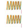 2Meters Colorful Gym Ribbon with Twirling Rod Ribbon Wand for Artistic Dancing Dance Ribbons Gymnastics Ribbon for Kids