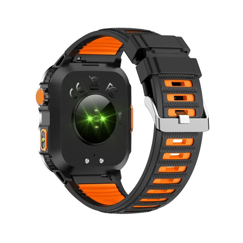 Rainbuvvy HT36 Bluetooth Smart Bracelet 2.01inches IPS BT5.3 Bluetooth Call IP68 Waterproof 540mAh Android GPS Smartwatch Multi-language