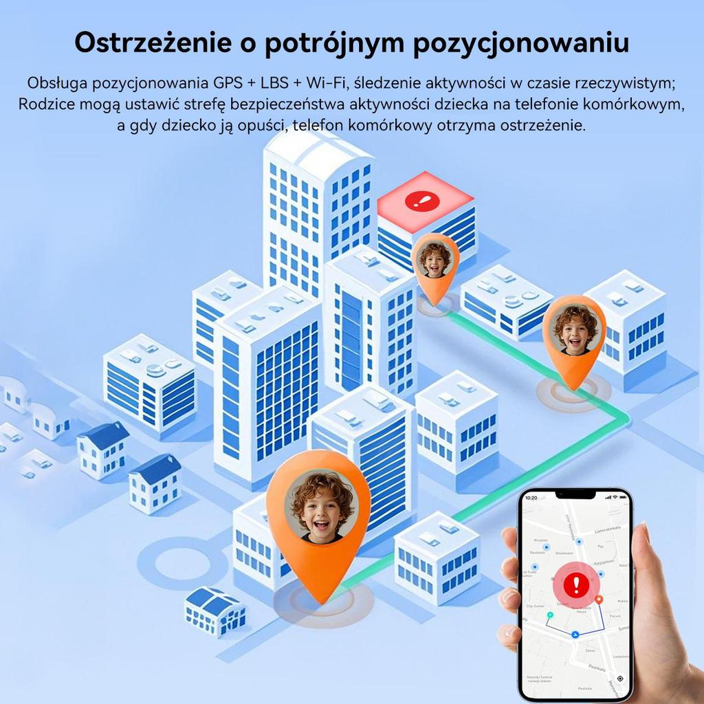 Blackview Z30 Kids Smart Watch, 4G GPS Tracker, HD Video Call, 800mAh Battery, IP68 Waterproof