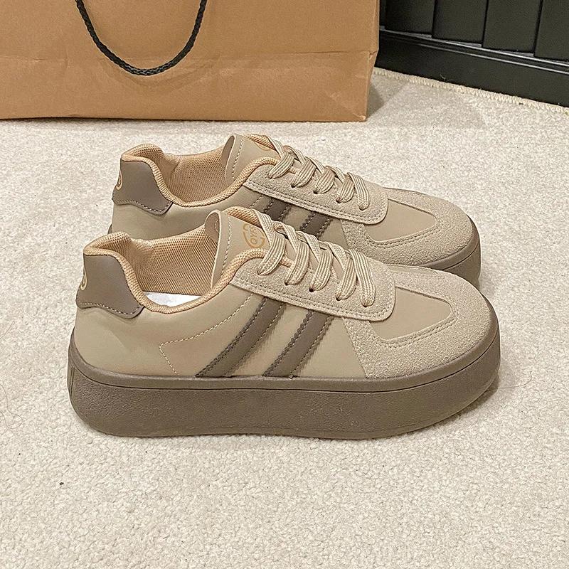 Fashion Fashion Casual New Designer Luxury Board Shoes for Women Spring Autumn Increase Platform Sneakers Woman Korean Zapatos De Mujer