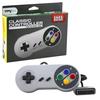 Controller Pad Joystick For Super Nintendo Entertainment System SNES - Retro Gaming - Gray