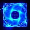 120mm Computer PC 4 LED Light Cooling Fan 12cm 4Pin Transparent Clear Case LED Luminous Chassis CPU Cooler Heatsink