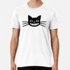 Smiling Black Cat T-Shirt S-5XL Best T-Shirt