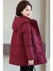 Women’s Short Hooded Windproof Thicken Warm Winter Jacket For Mom