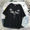 Sally Face Print T Shirt Women Funny Casual Short Sleeve T-shirt Summer Fashion Casual Tees Oversized T Shirt Street Clothes Unisex