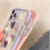 Purple Wash Painting Clear Phone Case For Iphone 13 11 12 14 Pro Max Xsmax X Xr 6 6s 7 8 Plus Se 2020 2022 Shockproof Back Cover