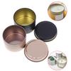 DIY Round Candle Jars 4Oz Aluminum Tins With Lids Cosmetic Sample Containers Storage Organizer