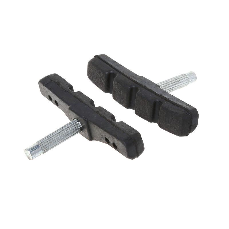 2pcs Brake Pads Silent Rubber V Brake System Bike Parts Bicycle Cycling Safety Blocks MTB Mountain Bike Accessories