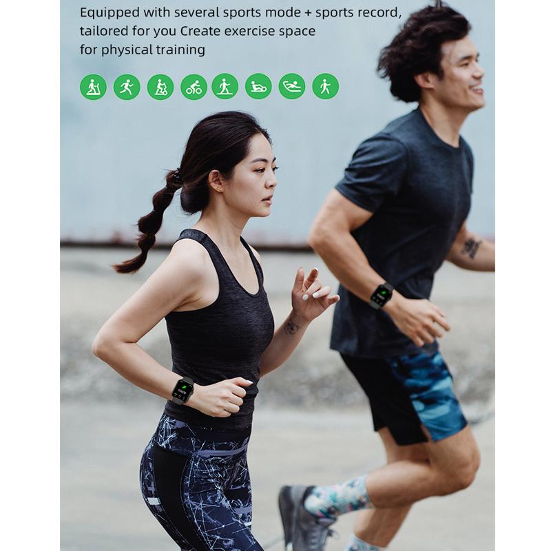 YurKem IWO Series 7 Smart Watch 2 Inch Wireless Charging Heart Rate Men Women Fitness Tracker Sport Smartwatch For IOS Android