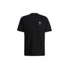 Icon Emb Football Sport Round Neck Short Sleeve T-Shirt Men Tops Black HA5462