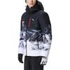 Anta Outdoor Casual Sports Zipper Hooded Long Sleeve Down Jacket Men Jackets Snow-White Printed 152347945-1