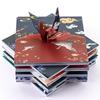 "Chenyang Handmade Origami Paper: Ancient Style Crane-Themed Colored Sheets"