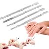 4 Pcs Durable Stainless Steel Nail Cuticle Pusher Remover Manicure Pedicure Tool